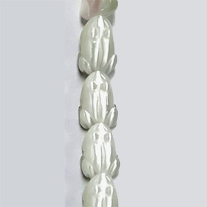 CAT'S EYE FROG 15X20MM WHITE